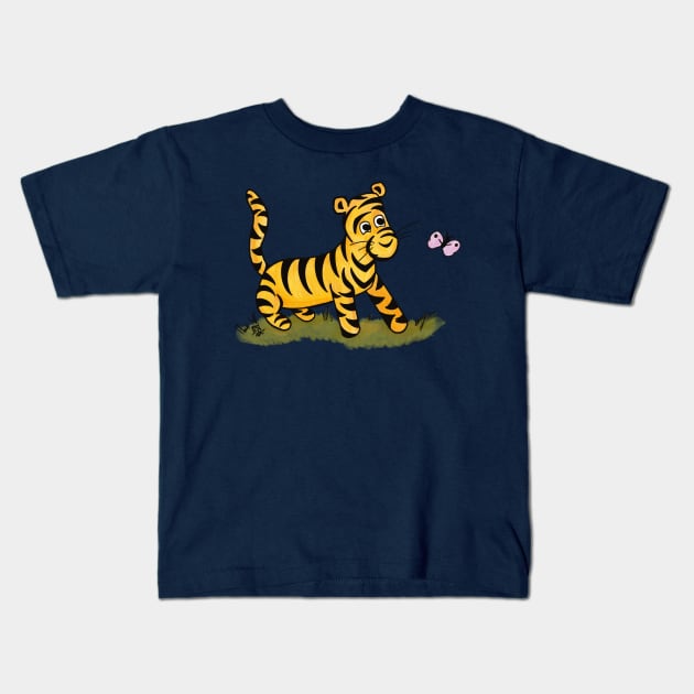 Tigger from Winnie the Pooh Kids T-Shirt by Alt World Studios